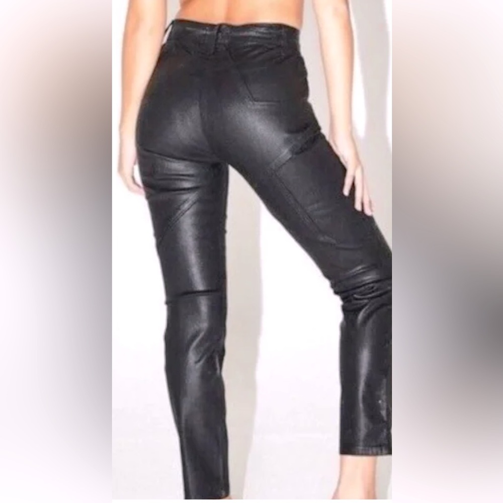 Revice  Venus Star bottom Coated Denim Ankle Cropped Jeans sz 31